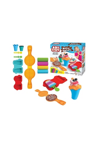 03556 Waffle-dondurma Hamur Set 200gr Çok  Renkli