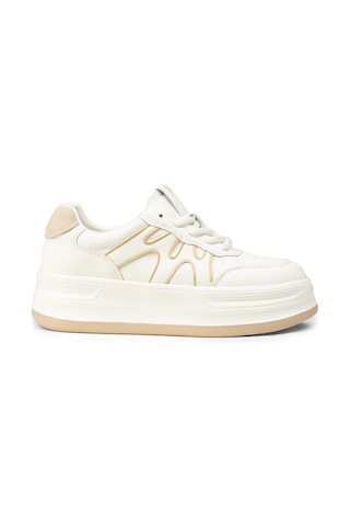 Deery Kadın Bej Renkli Platform Sneaker - K1064zbejc01 Bej