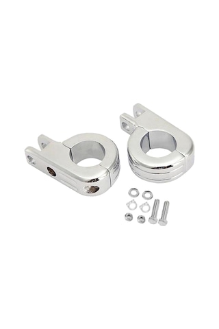 Homyl Motosiklet 38mm Motor Bar Otoyol Ayak Peg Montaj Kelepçesi