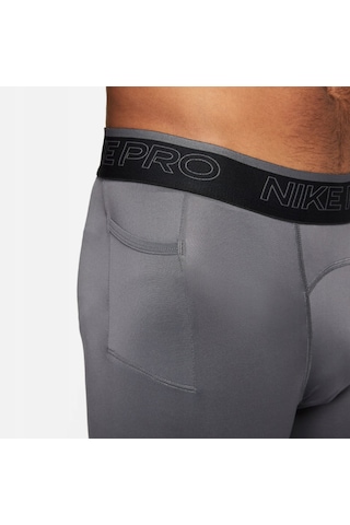 Nike Pro Dri-fıt Dm6003-068 Erkek Spor Tayt Gri