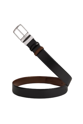 Pierre Cardin Çift Yönlü Deri Kemer En 3,5cm Pc-cift01 Siyah - Lacivert
