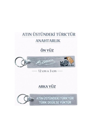 Pvc Anahtarlık Dayanıklı, Esnek Ve Uzun Ömürlü Tasarım 12 X 3 Cm Atın Üst - 840169551 Atın Üst