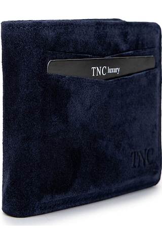 Tamer Tanca Erkek Hakiki Deri Lacivert Nubuk Cüzdan Cuzdan 1148 619 Erk Czdn Sk25-26 Lacı Nbk Lacivet
