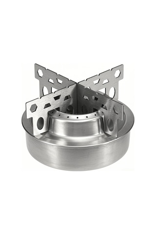 Yaozixa Lıxada Çelik Alkollü Çadır Ocası İle Çapraz Ayaklı Tutucu - Kamp, Dağcılık Ve Sirtçantılık İçin Mini Isıtıcı Seti Gümüş