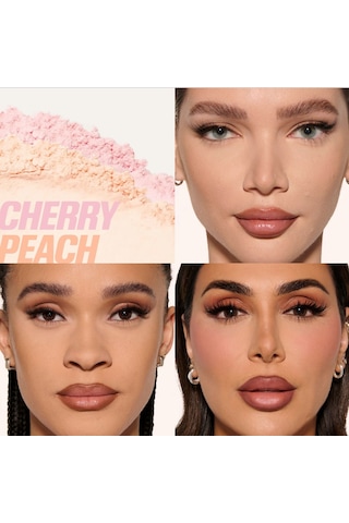 Huda Beauty Easy Bake Loose Powder Duo - Sabitleyici Toz Pudra Cherry Peach