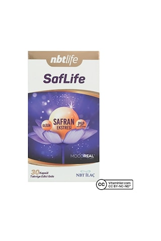 Nbt Life Saflife Safran Ekstresi 30 Kapsül