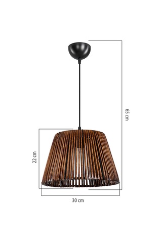 Modelight Roya Sarkit Kahve 30luk Konik Kahverengi