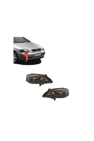 Opel Astra G Hachback Sedan Sağ-sol Far Takım Siyah 1998-204