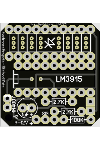 Vu Metre Devresi 10 Ledli Vu-Meter - Lm3915