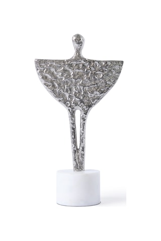 Yargıcı Mermer Standlı Soyut Dekoratif Obje 16x28 Cm 26knha1010n St