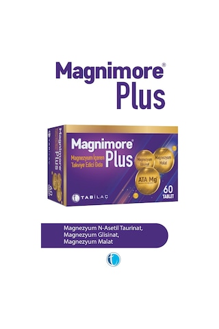 Magnimore Plus 60 Magnezyum Içeren Takviye Edici Gıda