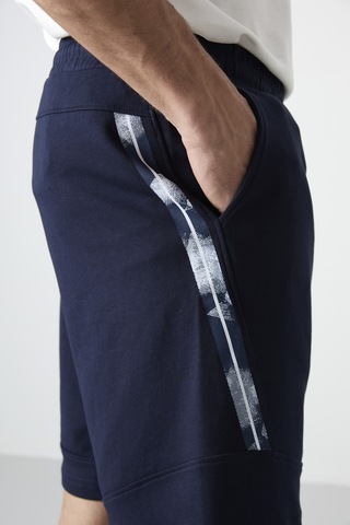 Tommy Life Amos İndigo Baskılı Erkek Şort - 81246 İndigo