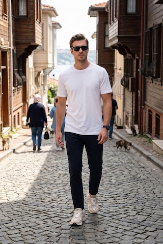 Buratti Slim Fit Dar Paça Bağlamalı Pantolon Erkek Pantolon 6843657 Lacivert