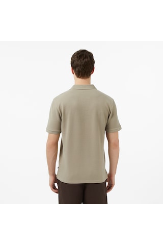 Nautica Erkek Bej Regular Fit Polo Yaka T-shirt Düz K65310t Bej