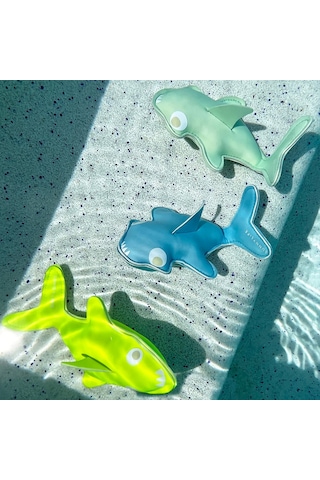 Sunnylife - Salty The Shark Deniz Ve Havuz Dalış Oyuncakları Altın