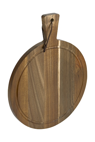 Naturalove Akasya Yuvarlak Kesme Tahtası