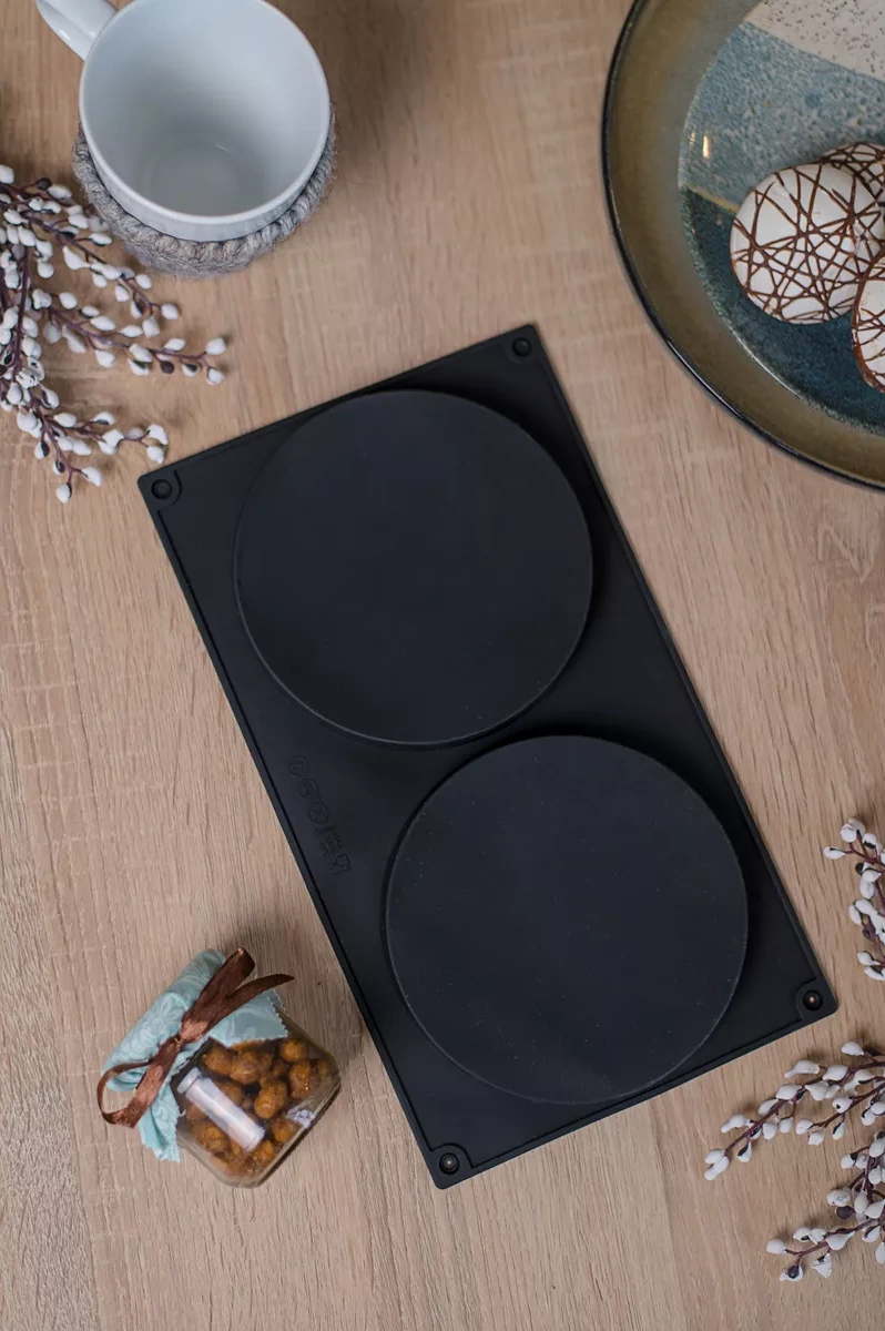 Vesna Krasna Yuvarlak Silikon Pişirme Kalıbı 155548254 Siyah