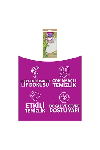Parex Natura Bambu Bez 30 X 30 Cm 2'li Paket Beyaz