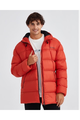 Skechers M Outerwear Padded Jacket Erkek Turuncu Mont S232031-700 Turuncu