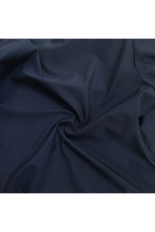 Çizgili Ceket Dik Yaka Büyük Beden Günlük Erkek Ceketi Lacivert