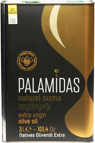 Palamidas Tnk Özel Harman Soğuk Sıkım Natürel Sızma Zeytinyağı 3 L