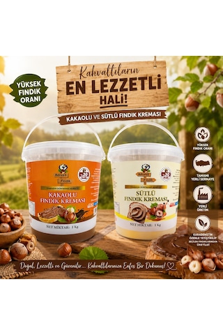 Adress Fındık Kakaolu - Sütlü Fındık Kreması 2 x 1 KG