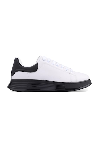 Andre Erkek Sneaker - Beyaz Sıyah Siyah