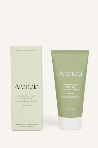 Defacto Arencia - Green Tea + LHA Deep Pore Rice Cake Cleanser Yağlı ciltler için temizleyici I1812AXNS