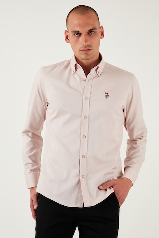 U.S. Polo Assn. U.s. Polo Assn Erkek Gömlek G081sz0042082904 Pudra Pudra