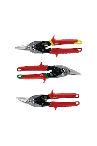 Milwaukee Kaportacı Makası Seti 3 Parça Sağ-Sol-Düz 260 Mm - T48224533