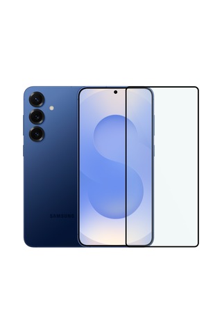 Safeus Tam Kaplayan Parmak İzi Bırakmayan Safir Ekran Koruyucu Cam , Samsung S25 İle Uyumlu