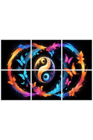 Yin Yang 33 - Pwc Tablo - Ev&ofis Dekorasyonu