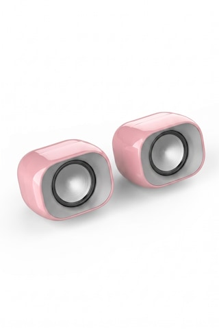 Hp Dhs-2111 6w Mini Pembe Renk Taşınabilir Multimedya Speaker Hoparlör