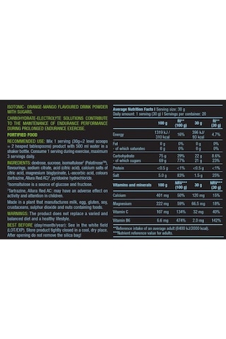 Biotech Usa Isotonic Energize Pump Kalsiyum+magnezyum+c Vitamin
