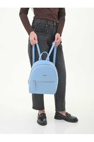 Daniele Patrici Şehir A5 Deri Sırt Çantası 210533438 Açık Mavi