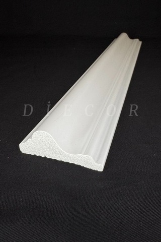 Diecor Dekoratif Boyanabilir 15 Adet 6 Cm Eğimli Polistren Duvar Çıtası Beyaz 60 X 17 Model:xa143