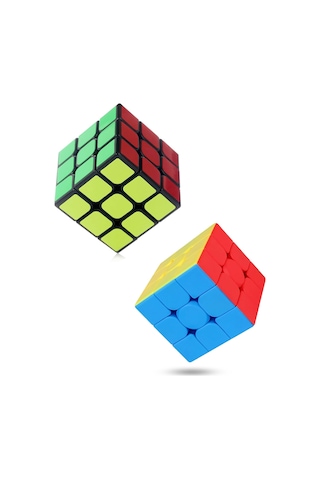 2 Adet Speed Cupe Rubik Küp Zeka Küpü 3x3 Hız Küpü,fidget Oyuncak Seyahat Zeka Oyunu Canlı Renkler Ve Klasik