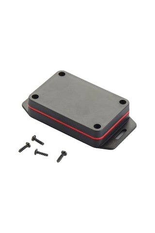 ALTINKAYA-SF-5075 IP67 Montaj Ayaklı Kırmızı Contalı Siyah Kutu