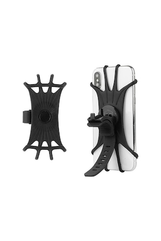 Esnek Silikon Örümcek Bisiklet Telefon Tutucu 1