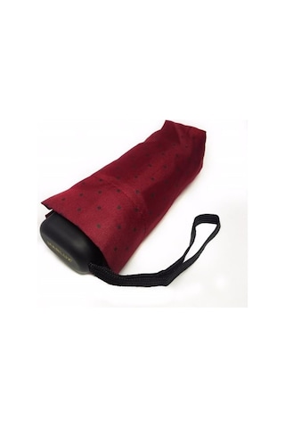 Marlux Bordo Puantiyeli Çanta Boy Kadın Şemsiye M21Mar210Pr03-Bordo