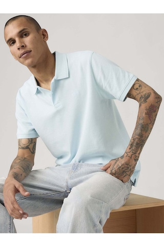 Levis Erkek Polo Yaka Mavi T-shirt - 005fm-0005 Mavi