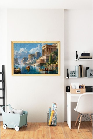 Ahşap Çerçeveli Puzzle - Tablo Hthp - 004 23 X 32 120 Parça