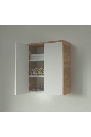 Mobilique Twin Çok Amaçlı Banyo Dolabı 600-00-102 Çok Renkli