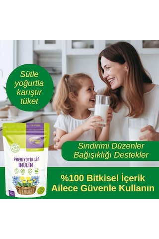 Parmor İnülin Prebiyotik Lif - Hindibağ 1 Kg Ambalaj Inulın