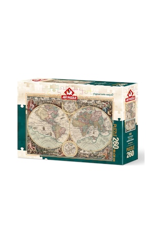 Art Puzzle Dünya Haritası 260 Parça Puzzle