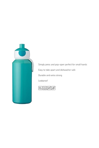 Mepal Su Şişesi 400 Ml, Yeşil Diğer