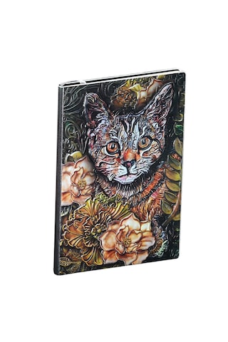 Hediyelik Deri Defter 3d Kedi Kabartmalı Defter