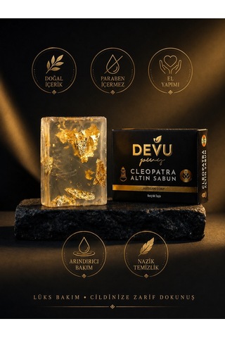Cleopatra Altın Sabun Golden Touch 24 Ayar Altın Ve Kök Hücre İçerikli Fresh
