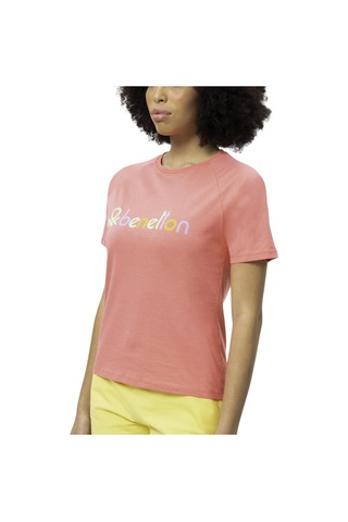 United Colors Of Benetton Kadın T-shirt Ben.w20360 Pembe