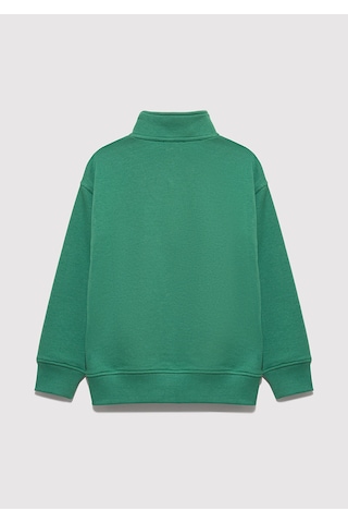 Mavi - Baskılı Kapüşonlu Yeşil Sweatshirt 6s10169-71697 Yeşil
